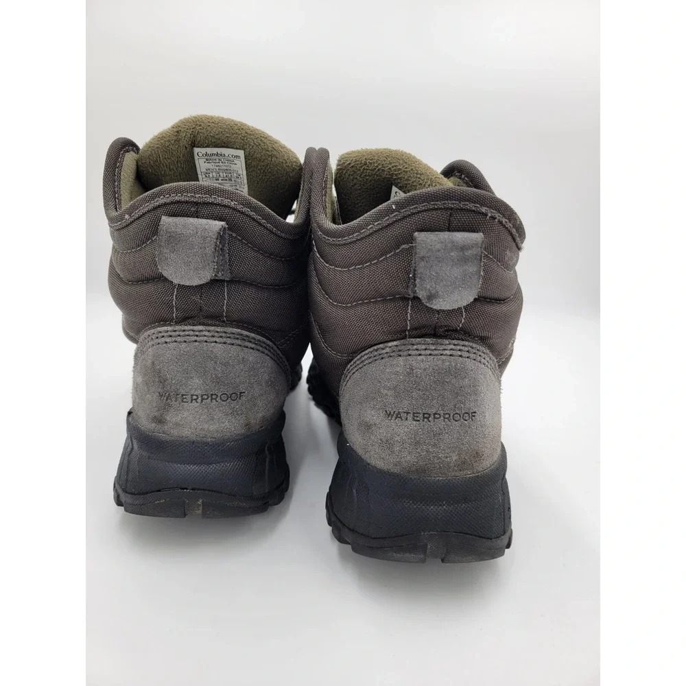 Columbia Hilltop Ridge Men's Hiking Waterproof Boots‎ Deep Olive Sz 8.5